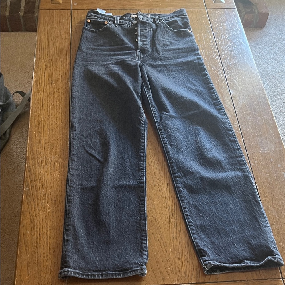 Levi's Women's Straight Leg Jeans - Dark Blue